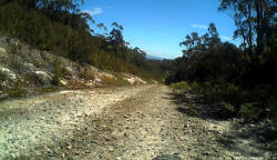 Ascent of Old Bermuda Road (looking back)