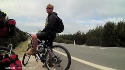Man on Powered Bike 3